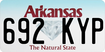 AR license plate 692KYP