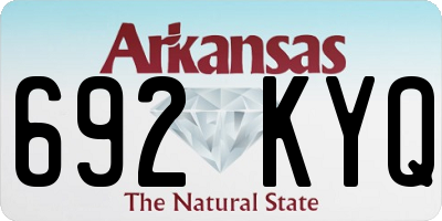 AR license plate 692KYQ