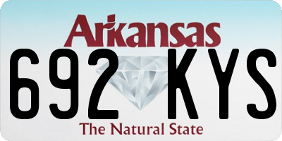 AR license plate 692KYS