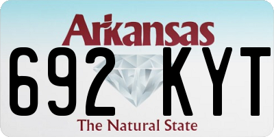 AR license plate 692KYT
