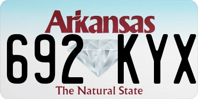 AR license plate 692KYX