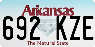 AR license plate 692KZE