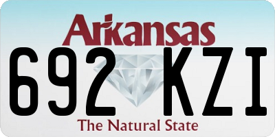 AR license plate 692KZI
