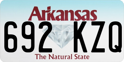 AR license plate 692KZQ