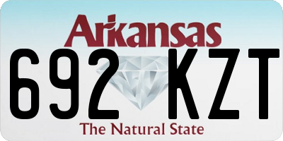 AR license plate 692KZT