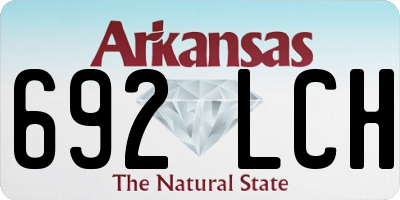 AR license plate 692LCH