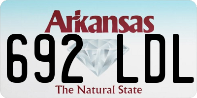 AR license plate 692LDL