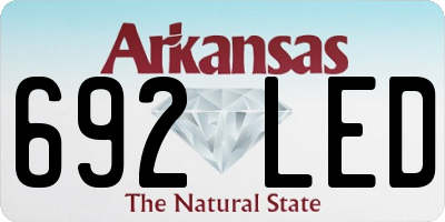 AR license plate 692LED