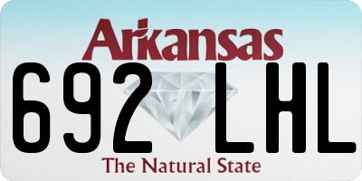 AR license plate 692LHL