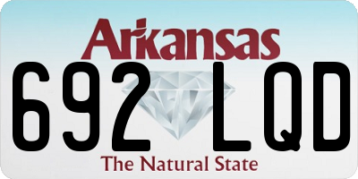 AR license plate 692LQD