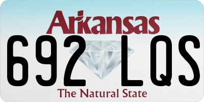 AR license plate 692LQS