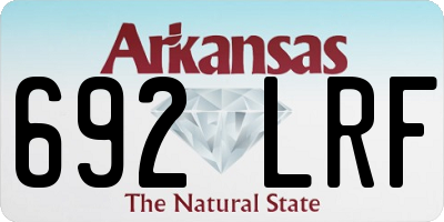 AR license plate 692LRF