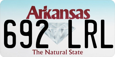 AR license plate 692LRL