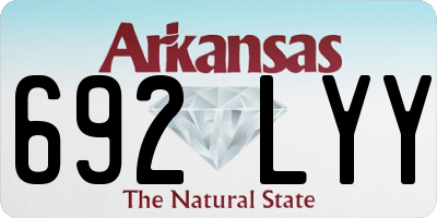 AR license plate 692LYY