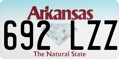 AR license plate 692LZZ