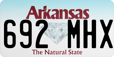 AR license plate 692MHX