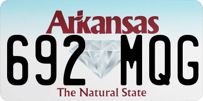 AR license plate 692MQG
