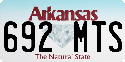 AR license plate 692MTS