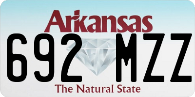 AR license plate 692MZZ