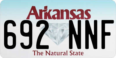 AR license plate 692NNF