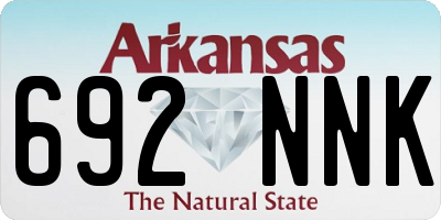 AR license plate 692NNK