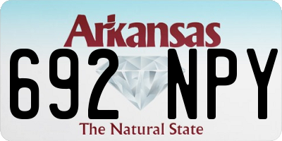 AR license plate 692NPY