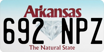 AR license plate 692NPZ