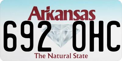 AR license plate 692OHC