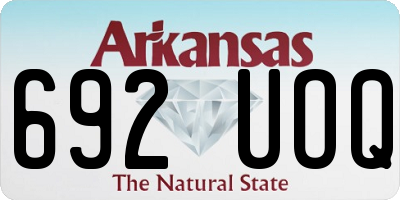 AR license plate 692UOQ