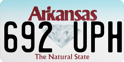 AR license plate 692UPH