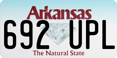 AR license plate 692UPL