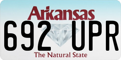 AR license plate 692UPR