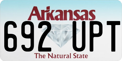 AR license plate 692UPT