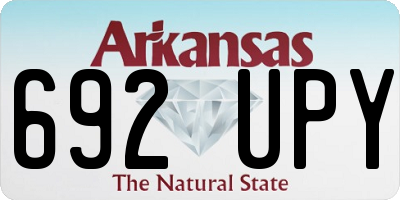 AR license plate 692UPY