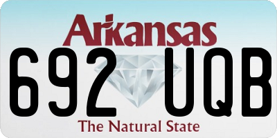AR license plate 692UQB