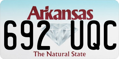 AR license plate 692UQC