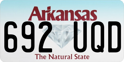 AR license plate 692UQD