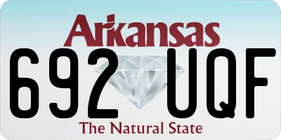 AR license plate 692UQF