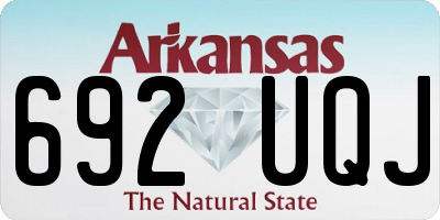 AR license plate 692UQJ