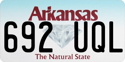 AR license plate 692UQL