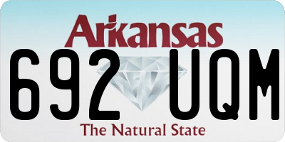 AR license plate 692UQM