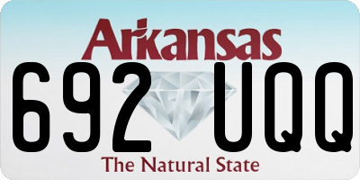 AR license plate 692UQQ