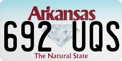 AR license plate 692UQS