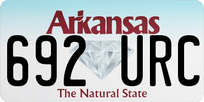 AR license plate 692URC