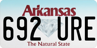 AR license plate 692URE