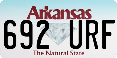 AR license plate 692URF