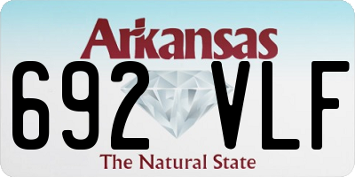 AR license plate 692VLF