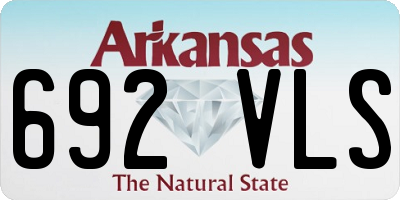 AR license plate 692VLS