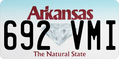 AR license plate 692VMI