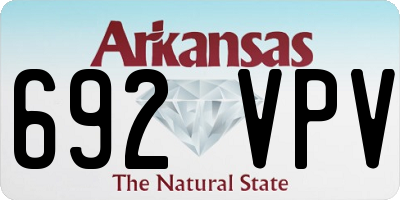 AR license plate 692VPV